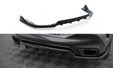Maxton Design Central Rear Splitter (With Vertical Bars) V.2 BMW X6 M-Pack G06 Facelift