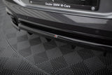 Maxton Design Central Rear Splitter (With Vertical Bars) V.2 BMW X6 M-Pack G06 Facelift