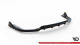 Maxton Design Central Rear Splitter (With Vertical Bars) V.2 BMW X6 M-Pack G06 Facelift