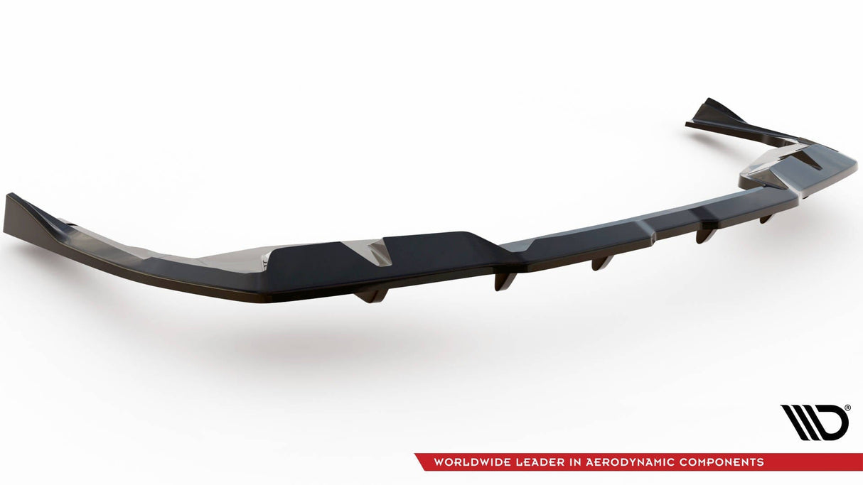 Maxton Design Central Rear Splitter (With Vertical Bars) V.2 BMW I4 M-Pack G26