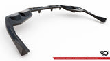 Maxton Design Central Rear Splitter (With Vertical Bars) V.2 BMW I4 M-Pack G26