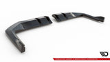 Maxton Design Central Rear Splitter (With Vertical Bars) V.2 Honda Civic Type-R Mk 11