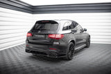 Maxton Design Central Rear Splitter (With Vertical Bars) V.2 Mercedes-AMG GLC 63 SUV X253