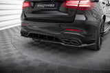 Maxton Design Central Rear Splitter (With Vertical Bars) V.2 Mercedes-AMG GLC 63 SUV X253
