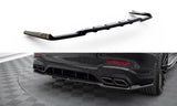 Maxton Design Central Rear Splitter (With Vertical Bars) V.2 Mercedes-AMG GLC 63 SUV X253