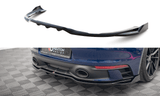 Maxton Design Central Rear Splitter (With Vertical Bars) V.2 Porsche 911 Carrera Aero 992 / Carrera GTS 992