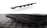 Maxton Design Central Rear Splitter (With Vertical Bars) V.2 Volvo V90 Mk2