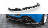 Maxton Design Central Rear Splitter (With Vertical Bars) V.3 Toyota Gr86 MK1