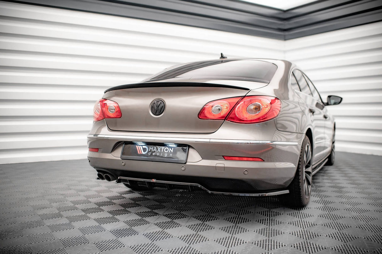 Maxton Design Central Rear Splitter (With Vertical Bars) Volkswagen Passat CC (NLA)