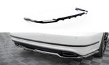 Maxton Design Central Rear Splitter (With Vertical Bars) - VW B8 Passat GT Facelift USA