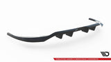 Maxton Design Central Rear Splitter (With Vertical Bars) VW Tiguan Allspace (LWB) R-Line Mk2 Facelift
