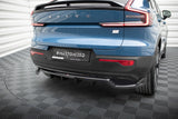 Maxton Design Central Rear Splitter (With Vertical Bars) Volvo C40 Mk1