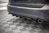 Maxton Design Central Rear Splitter (With Vertical Bars) Volvo V90 Mk2