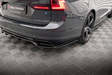 Maxton Design Central Rear Splitter (With Vertical Bars) Volvo V90 / S90 R-Design Mk2