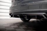 Maxton Design Central Rear Splitter (With Vertical Bars) Volvo V90 / S90 R-Design Mk2