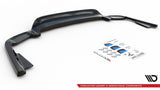 Maxton Design Central Rear Splitter (With Vertical Bars) Volvo Xc60 Mk2 R-Design