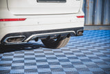 Maxton Design Central Rear Splitter (With Vertical Bars) Volvo Xc60 Mk2 R-Design