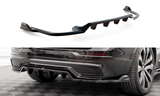 Maxton Design Central Rear Splitter (With Vertical Bars) Volvo Xc60 R-Design Mk2 Facelift