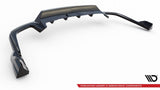 Maxton Design Central Rear Splitter (With Vertical Bars) Volvo Xc60 R-Design Mk2 Facelift