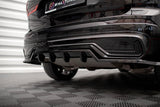 Maxton Design Central Rear Splitter (With Vertical Bars) Volvo Xc60 R-Design Mk2 Facelift