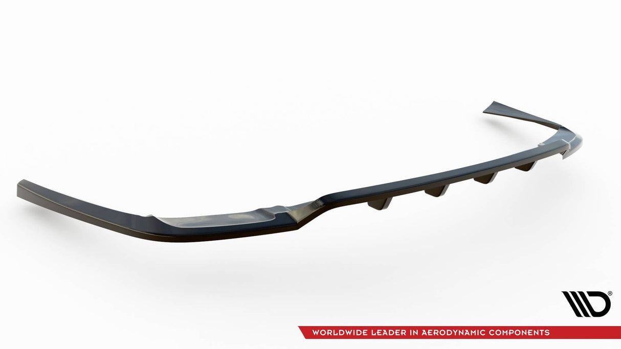 Maxton Design Central Rear Splitter (With Vertical Bars) Volvo Xc90 R-Design Mk2 Facelift