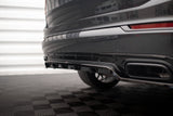 Maxton Design Central Rear Splitter (With Vertical Bars) Volvo Xc90 R-Design Mk2 Facelift