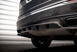 Maxton Design Central Rear Splitter (With Vertical Bars) Volvo Xc90 R-Design Mk2 Facelift