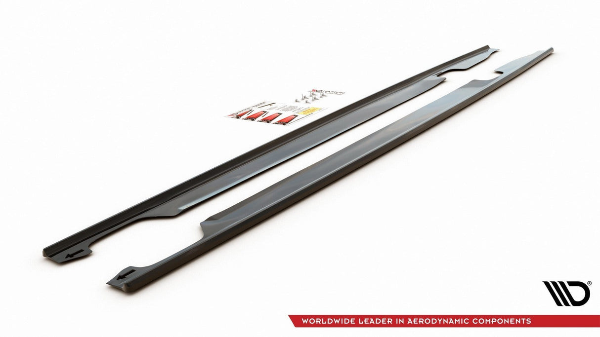Maxton Design Side Skirts Diffusers Audi S6 / A6 S-Line C7 FL
