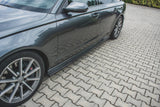 Maxton Design Side Skirts Diffusers Audi S6 / A6 S-Line C7 FL