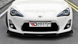 Maxton Design Front Racing Splitter Toyota GT86 Rb-Design