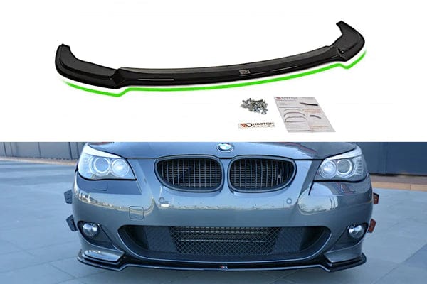 Maxton Design Front Splitter BMW 5 E60/61 M-Package (Carbon Look) (Clearance)