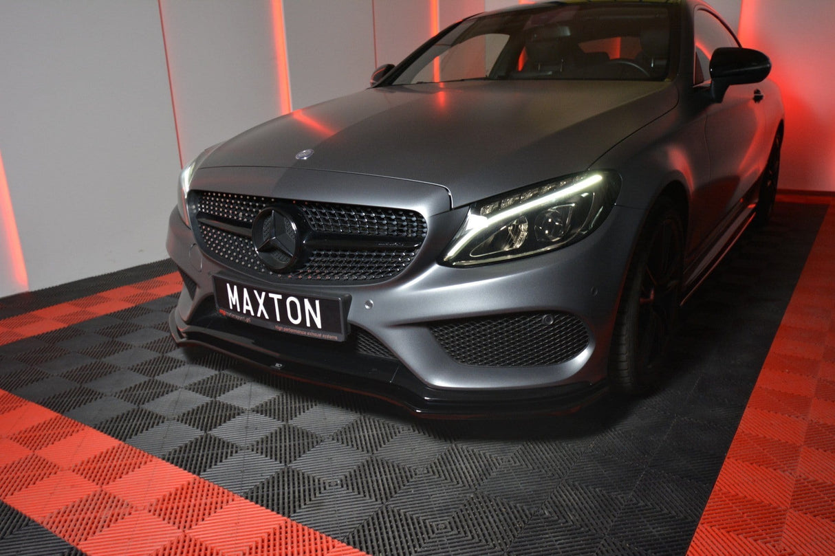 Maxton Design Front Splitter V.1 Mercedes- Benz C-Class W205 Coupe AMG-Line