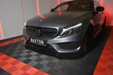 Maxton Design Front Splitter V.1 Mercedes- Benz C-Class W205 Coupe AMG-Line