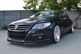 Maxton Design Front Splitter V.1 VW Passat CC Preface Model, Standard Bumper