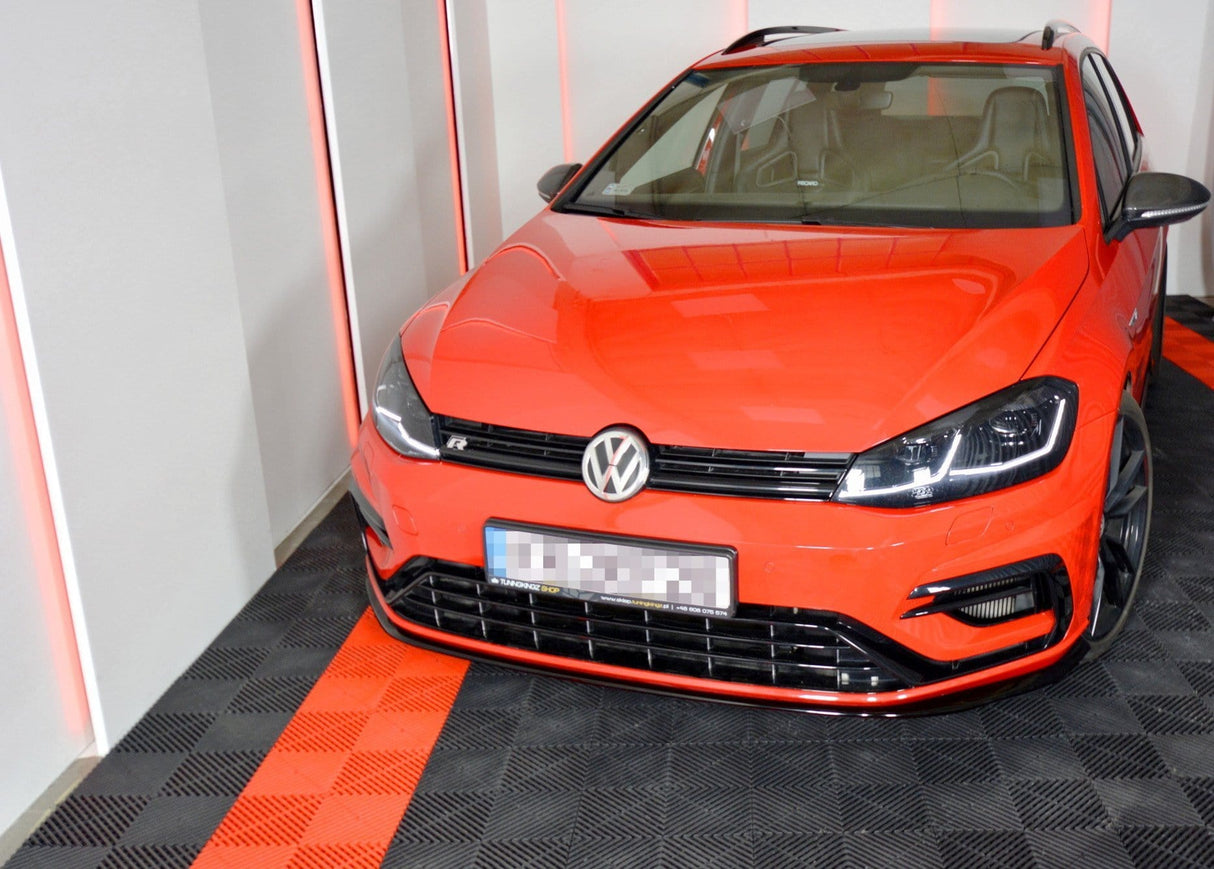 Maxton Design Front Splitter V.7 VW Golf R Mk7 Facelift