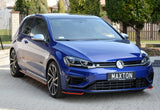 Maxton Design Front Splitter V.8 VW Golf R Mk7 Facelift