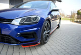 Maxton Design Front Splitter V.8 VW Golf R Mk7 Facelift