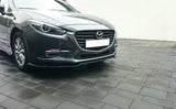 Maxton Design Front Splitter V.1 Mazda 3 Bn (MK3) Facelift