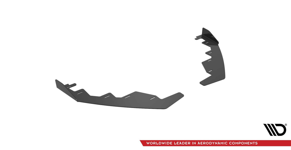 Maxton Design Front Splitter Flaps VW Golf 7 R / R-Line Facelift