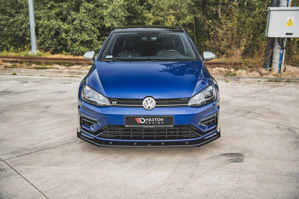 Maxton Design Front Splitter Flaps VW Golf 7 R / R-Line Facelift