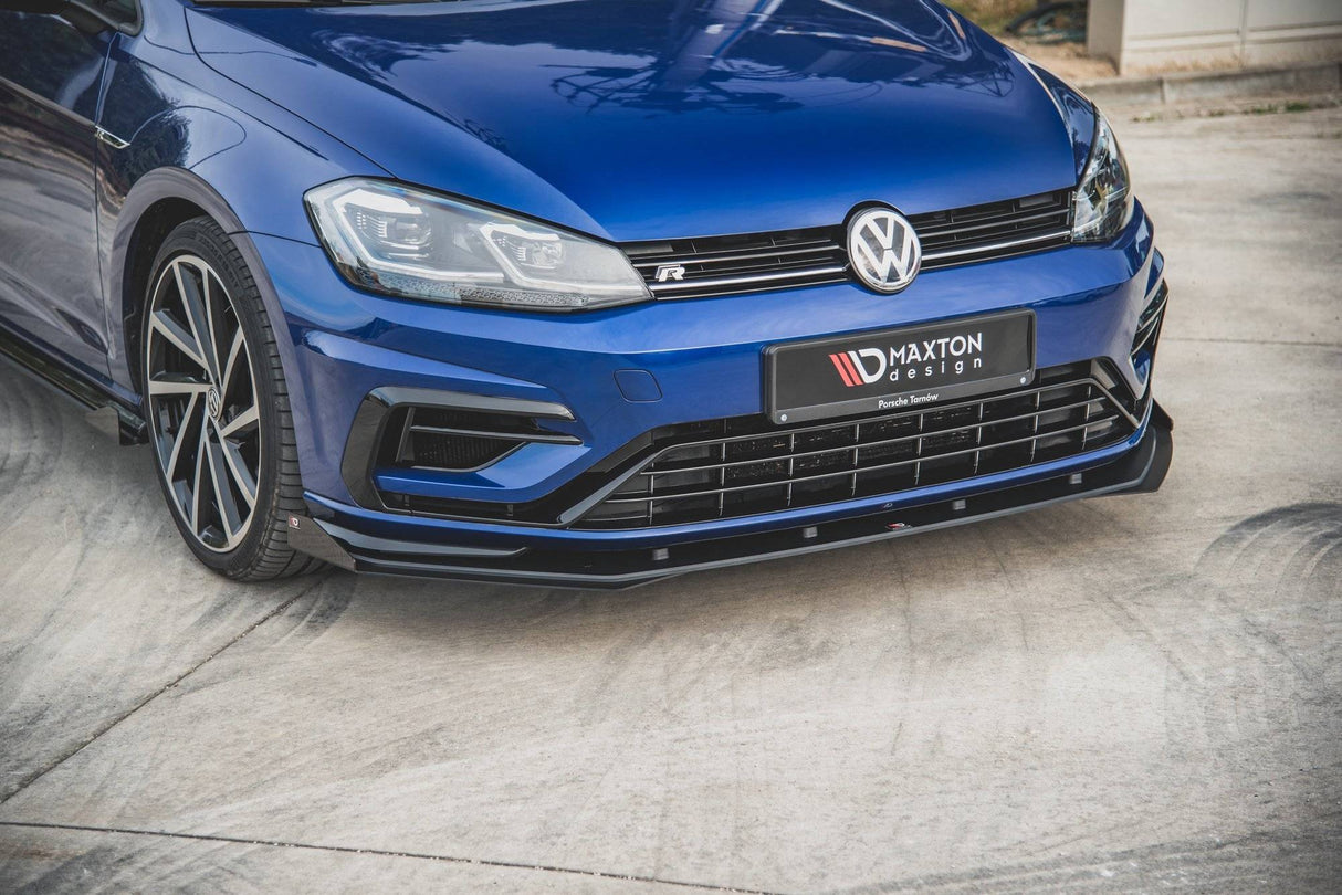 Maxton Design Front Splitter Flaps VW Golf 7 R / R-Line Facelift