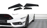 Maxton Design Front Bumper Wings (Canards) Ford Fiesta ST MK7 Fl