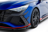 Maxton Design Front Bumper Wings (Canards) Hyundai Elantra N MK7