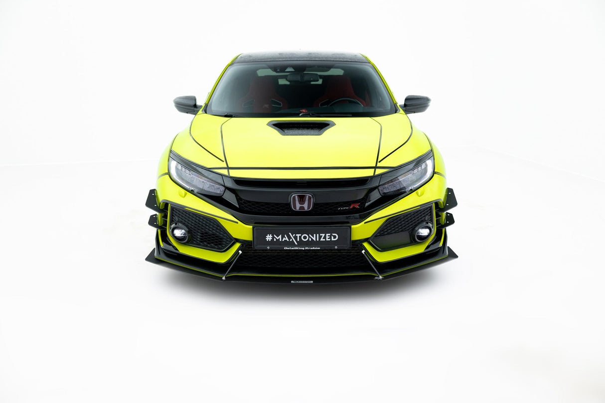 Maxton Design Front Racing Splitter V.1 Honda Civic X Type R