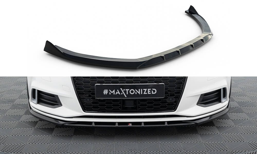 Maxton Design Front Splitter Audi A3 Sedan 8V Facelift