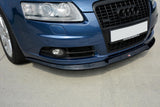 Maxton Design Front Splitter Audi A6 S-Line C6