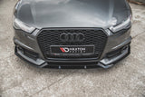 Maxton Design Front Splitter Audi S6 / A6 S-Line C7 FL