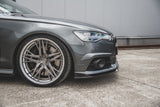 Maxton Design Front Splitter Audi S6 / A6 S-Line C7 FL