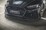 Maxton Design Front Splitter + Flaps V.1 Audi RS5 F5 Facelift