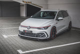 Maxton Design Front Splitter + Flaps V.2 Volkswagen Golf Mk8 GTi / R-Line